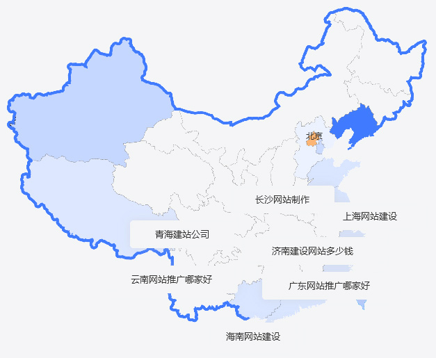 自由設(shè)置10個城市站群的關(guān)鍵詞